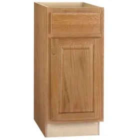 Hampton Bay 445044010098 15 Inch W X 24 D 34.5 H Assembled Base Kitchen Cabinet In Mediu