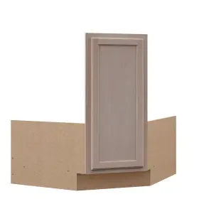Hampton Bay 445048517531 Kitchen Sink Base Cabinet Corner 36x34.5x24 Unfinished Beech Ready To Assemble