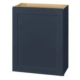 Hampton Bay 936204973357 Avondale 24 Inch W X 12 D 30 H Shaker Wall Cabinet Ink Bl