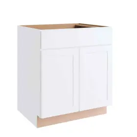 B30-csw Hampton Bay Courtland 30 Inch W X 24 D 34.5 H Assembled Shaker Base Kitchen Cabinet