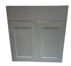 B30-g Hampton Bay Avondale 30in Shaker Sink Base Kitchen Cabinet Dove Gray #3