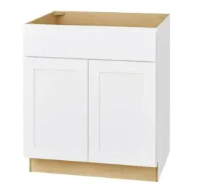 B30-g Hampton Bay Avondale 30in Shaker Sink Base Kitchen Cabinet Dove Gray