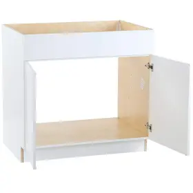 Cm3635s-wh Hampton Bay 36 Inch X34.5 X24.5 Kitchen Shaker Base Cabinet With Soft Close Door White #3