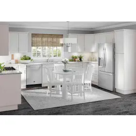 Cm3642w-wh Hampton Bay Cambridge White Shaker Assembled Wall Kitchen Cabinet With 2 Soft Close Doors 3 #2