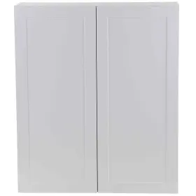 Cm3642w-wh Hampton Bay Cambridge White Shaker Assembled Wall Kitchen Cabinet With 2 Soft Close Doors 3