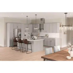 F12pepr335 Hampton Bay Kitchen Dusk Gray Cabinet End Panel Attached Fill Strip #2