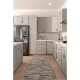 F12pepr335 Hampton Bay Kitchen Dusk Gray Cabinet End Panel Attached Fill Strip #3
