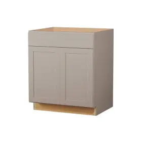F12sb30b Hampton Bay Base Kitchen Cabinet 30 Inch X 23.75 35 Assembled Sink Dusk Gray