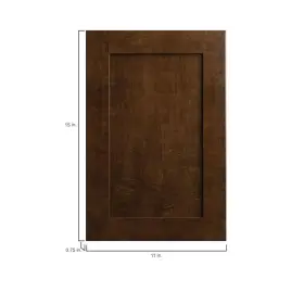 Hbdssd-shm-19 Hampton Bay Kitchen Cabinet Samples 15 Inch X0.75 X11 Transitional Medium Brown #2