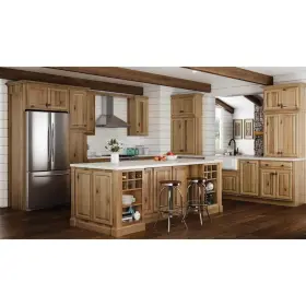 Kaep1530-nhk Hampton Bay Classic Island Decorative End Panel Stained Durable Natural Hickory #2