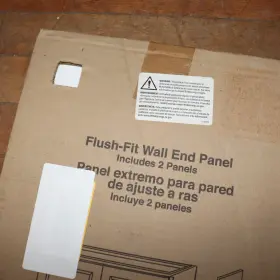 Kas1230-sw Hampton Bay 1-pk Matching Wall Cabinet End Panel Satin White 12 Inch W X 30 H #2