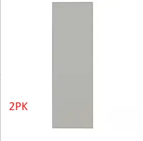 Hampton Bay Kas1236-dv Shaker 36x11.25 Wall Cabinet Flush End Panel Dove Gray 2 Pack
