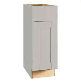 Kb12-sdv Hampton Bay Shaker 12 Inch W X 24 D 34.5 H Assembled Base Kitchen Cabinet In Dove G