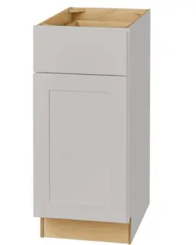 Kb15-sdv Hampton Bay Base Kitchen Cabinet 15 Inch X 24 34.5 With Drawer Mdf Dove Gray #3