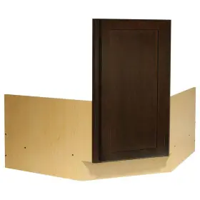Kcsb36-sjm Hampton Bay Kitchen Cabinets 34.5 Inch X36 Furniture Board Sink Base Dark Brown