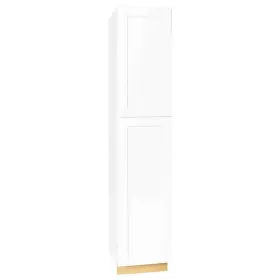 Kp1890-ssw Hampton Bay Shaker 18 Inch W X 24 D 90 H Assembled Pantry Kitchen Cabinet In Satin