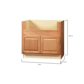 Ksbd36-mo Hampton Bay 36 Inch W X 24 D 34.5 H Assembled Apron-front Sink Base Kitchen #3