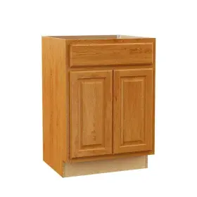 Kvsb24-mo Hampton Bay 24 Inch W X 21 D 34.5 H Assembled Bath Base Cabinet In Medium O Kvsb24-mo Hampton Bay 24 Inch W X 21 D 34.5 H Assembled Bath Base Cabinet In Medium O