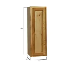 Kw1236-nhk Hampton Bay Kitchen Wall Cabinet 12 Inch X 36 Adjustable Shelves Board Brown #3