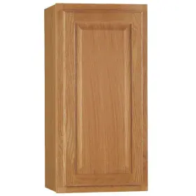 Kw1530-mo Hampton Bay Wall Kitchen Cabinet 15 Inch X 12 30 With Shelves Board Medium Oak