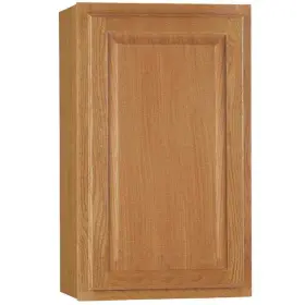 Kw1830-mo Hampton Bay 18 Inch W X 12 D 30 H Assembled Wall Kitchen Cabinet In Medium