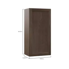 Kw1836-bdl Hampton Bay 36 Inch X 18 12 Kitchen Wall Cabinet Furniture Board Brindle Brown #2