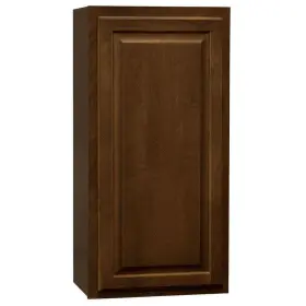 Kw1836-cog Hampton Bay Wall Kitchen Cabinet 18 Inch X 12 36 No Drawers Framed Cognac Brown