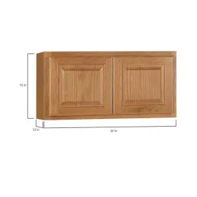 Kw3015-mo Hampton Bay 30 Inch W X 12 D 15 H Assembled Wall Bridge Kitchen Cabinet In #3