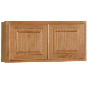 Kw3015-mo Hampton Bay 30 Inch W X 12 D 15 H Assembled Wall Bridge Kitchen Cabinet In