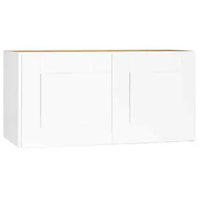 Kw3015-ssw Hampton Bay Shaker 30 Inch W X 12 D 15 H Assembled Wall Bridge Kitchen Cabinet In S