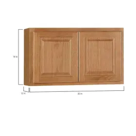 Kw3018-mo Hampton Bay 30 Inch W X 12 D 18 H Assembled Wall Bridge Kitchen Cabinet In #3