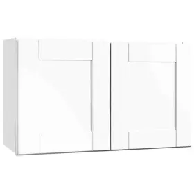 Kw3018-ssw Hampton Bay Shaker 30 Inch W X 12 D 18 H Assembled Wall Bridge Kitchen Cabinet In S