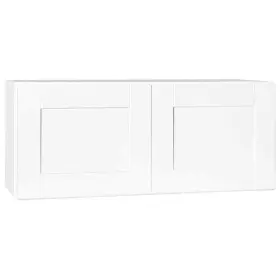 Kw3615-ssw Hampton Bay Shaker 36 Inch W X 12 D 15 H Assembled Wall Bridge Kitchen Cabinet In S