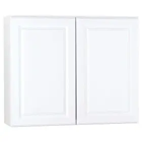 Kw3630-sw Hampton Bay Assembled Kitchen Cabinets 36 Inch X30 Cottage Thermofoil Mdf White