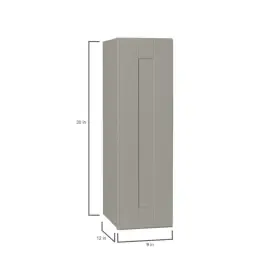 Kw930-sdv Hampton Bay Kitchen Cabinets 12 Inch X9 X 30 Assembled Thermofoil Mdf In Dove Gray #3
