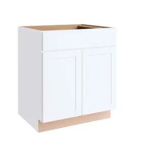 Sb30-csw Hampton Bay Courtland 30 Inch W X 24 D 34.5 H Assembled Shaker Sink Base Kitchen Ca