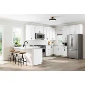 W362424-csw Hampton Bay Courtland 36 Inch W X 24 D 23.5 H Assembled Shaker Wall Bridge Kitchen #2