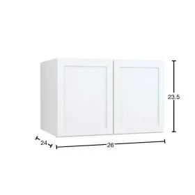 W362424-csw Hampton Bay Courtland 36 Inch W X 24 D 23.5 H Assembled Shaker Wall Bridge Kitchen #3