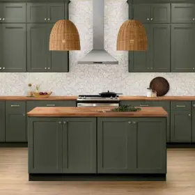 W3630-gn Hampton Bay Avondale 36 Inch W X 12 D 30 H Ready To Assemble Plywood Shaker Wall Ki #3