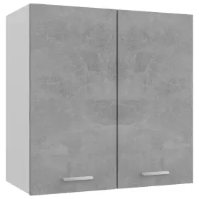 Hanging Cabinet Concrete Grey Engineered Wood Modern 720286132593