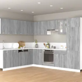 Hanging Cabinet Gray Sonoma Engineered Wood Small Hanging Cabinet 720286954850