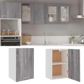 Hanging Cabinet Grey Sonoma Engineered Wood Medium 720286931776