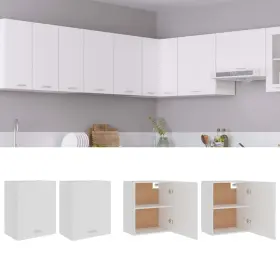 Hanging Cabinet Set 720286168035 Of 2 White Engineered Wood Medium