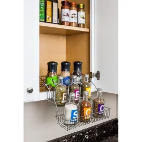 Hardware Resources 843512066979 Ttspd-r Chrome 14 Inch 3-tier Pull Down Spice Rack #2