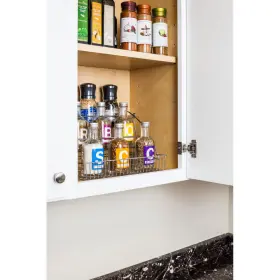 Hardware Resources 843512066979 Ttspd-r Chrome 14 Inch 3-tier Pull Down Spice Rack #3