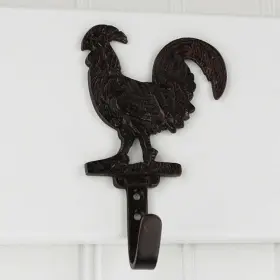 Highpoint Collection 817899015820 Oil Rubbed Bronze Rooster Wall Hooks - Finish Vintag #2