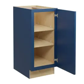 B15fhr-gmb Home Decorators Collection Kitchen Cabinet 15 Inch Wx24 Dx34.5 H Plywood Shaker Mythic Blue