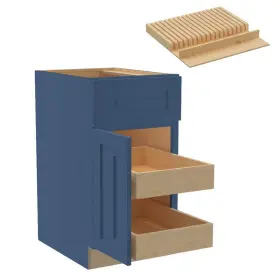 B18l-2t-kb-gmb Home Decorators Collection Grayson 18 Inch W X 24 D 34.5 H Assembled Plywood Base Kitchen Cabinet