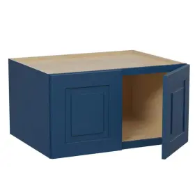 W302415-gmb Home Decorators Collection Bridge Kitchen Cabinet 30 Inch W X 24 D 15 H Plywood Mythic Blue