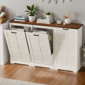 Homnia 197839283336 2 Tilt-out Kitchen Cabinet Side Storages Adjustable Shelves With Power Outlets #2